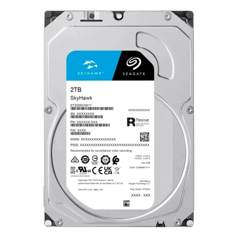 HD 3.5, 4TB 5400RPM, 256Mb Cache Sata III 6.0Gb/S - ST4000VX016 - Seagate SkyHawk