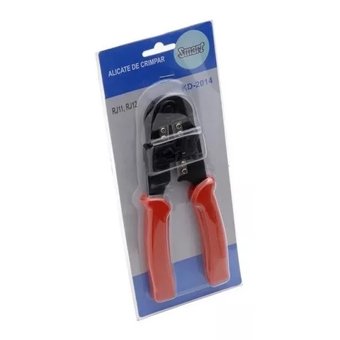 Alicate de Crimpar RJ11, RJ12, (4P / 6P), KD-2014 - 1850 - Smart