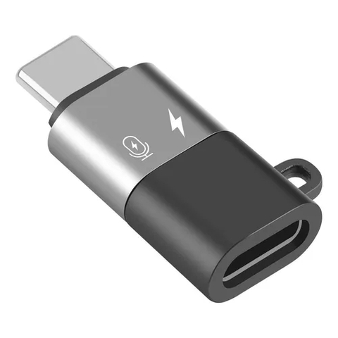 Adaptador OTG Lightning x USB Type-C, P/Iphone 15, 16, Mic Carga - ST410 - Sancai