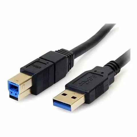 Cabo Impressora, USB 3.0 AM x BM, 4,8Gbps, Windows® XP, 1,8 M, Preto - 4078 - Leadership