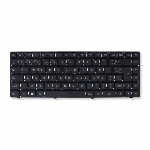 Teclado Notebook, Positivo, ABNT2, Sem Moldura, Preto - MP-11J78PA-F51KW - Bringit