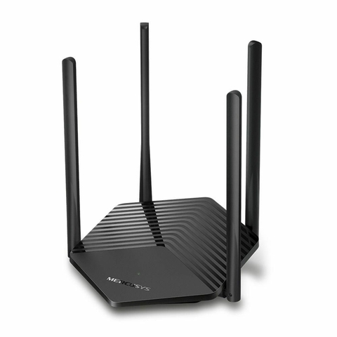 Roteador Wireless Mercusys, WI-FI 6, AX1500, Gigabit, Dual Band, 1201Mbps + 300Mbps, 2.4GHz/5GHz - MR60X