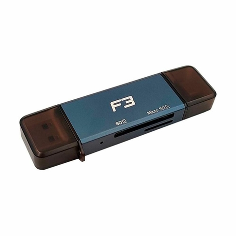 Leitor De Cartão USB 3.0, SD e Micro SD, Type-C, 9CM - JC-LT-TYC-U - F3