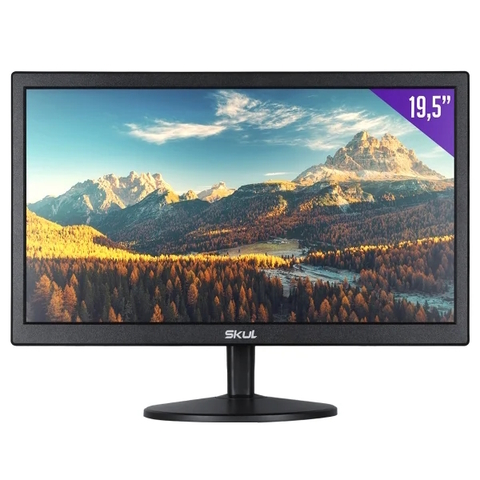 Monitor Led Skul 19,5" Office Led, Com Entrada HDMI + VGA - SM1955MS - Skul