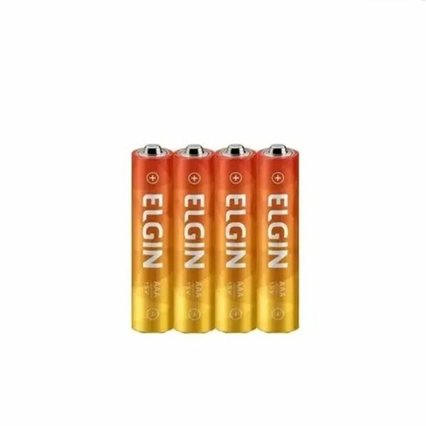 Pilha de zinco AAA, R03 1,5V, 4 unidades - 82239 - Elgin