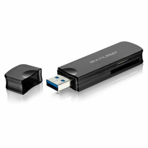 Leitor De Cartão Usb 3.0, SD e Micro SD, 480Mbps - AC290 - Multilaser