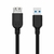 Cabo Extensor USB 3.0 AM x USB AF, 5Gb/s, 1,5Mt, Preto - USBAF3015 - PlusCable - comprar online