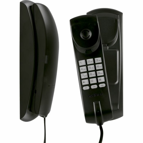 Telefone Gondola, Com fio, TC20, Posição mesa ou parede, Preto - 10612 - Intelbras