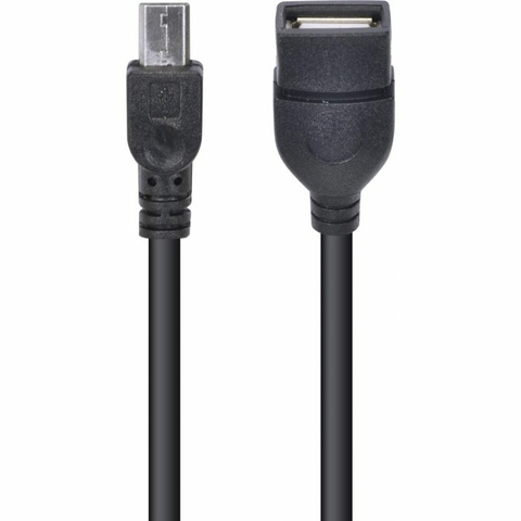 Cabo Otg Micro USB x USB F, 15 cm, Android 4.2 ou superior, Preto - UFMU-OTG - Vinik