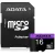 Cartao De Memória Adata 16Gb, Classe 10, Com Adaptador - AUSDH16GUICL10-RA1
