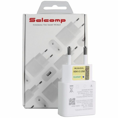 Carregador para Celular, USB-A, 10W, Sem Cabo, Branco - S11D38B2C - Salcomp