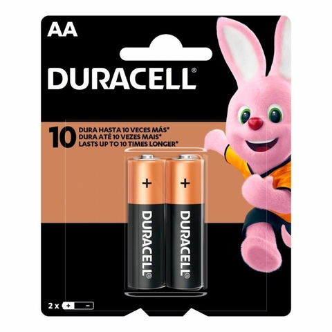 Pilhas Alcalina AA, 1,5V, 2 unidades - MN1500B2 - Duracell