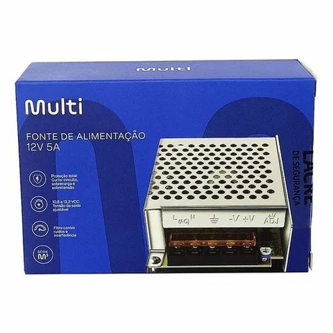 Fonte De Alimentação Colmeia, 12V/5A - M3 FC 1205 - EN055 - Multilaser
