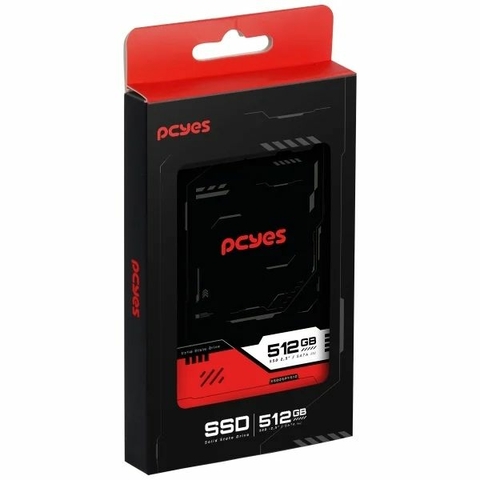 SSD 512GB Pcyes, SATA III 2,5", Leitura: 550MB/s, Gravação 400MB/s - SSD25PY512