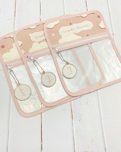 Bolsita Transparente Nubes Palo Rosa - tienda online