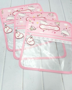 Bolsita Transparente Bebé Rosa - comprar online