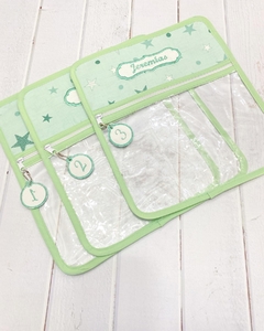 Bolsita Transparente Verde Superstar