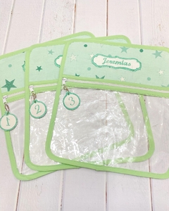 Bolsita Transparente Verde Superstar - comprar online