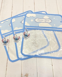 Bolsita Transparente Celeste Nubes - comprar online