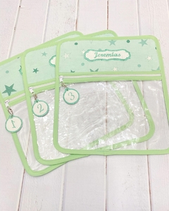 Bolsita Transparente Verde Superstar en internet