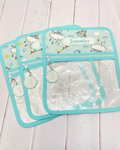 Bolsita Transparente Bebé Verde - comprar online