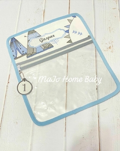 Imagen de Bolsita Transparente Tipi Celeste
