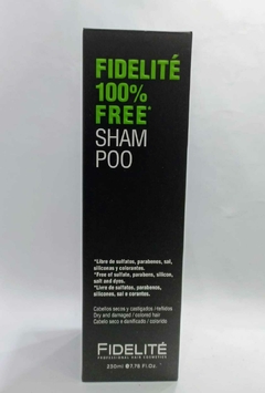 Fidelité Shampoo 100% Free libre de sulfatos, parabenos, sal, sciliconas y colorantes. x 230ml - comprar online