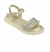 SANDÁLIA PAMPILI FLOWER DOURADA - comprar online