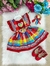Vestido Infantil Festa Junina Coração Quadrilha - comprar online
