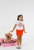 Conjunto Infantil Menina Short Saia Verão Confortável