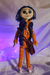 coraline pijama laranjinha - spooky dolls