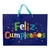 Bolsa Azul Glitter "Feliz cumpleaños" 35cmx25cmx9cm - PS