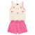 CONJ JUVENIL FEM CROPPED C/ALÇA DET PICUETA E COQUEIRO BORDADO E SHORT LISO EM MOLETOM S/FELPA KYLY na internet