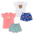 COMBO 4 Conjuntos Infantil Menina Analê Verão - Timo Moda Kids