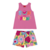 COMBO 3 Conjuntos Infantis Menina Kyly Verão 4, 6 ou 8 - Timo Moda Kids