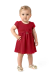 VESTIDO BEBÊ FEM MG CURTA DET NA CINTURA EM TECIDO TEXTURA TILEESUL