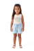 CONJ P. PASSOS FEM BLUSINHA REGATA APLIQUE PÉROLAS EM MEIA MALHA E SHORT EM MOLETOM CARECA TILEESUL