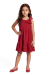 VESTIDO JUVENIL S/MANGA DET LAÇO NO OMBRO EM TECIDO TEXTURA TILEESUL