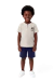 CONJ JUVENIL MASC CAMISETA MG CURTA C/BOTÕES EM MEIA MALHA E MOLETOM CARECA TILEESUL