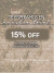 15%OFF EN EFECTIVO