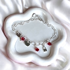 Pulsera Llave Corazón y Candado - comprar online