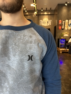 Moletom Careca Hurley Flores - Marinho - comprar online