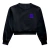 Cropped Moletom Kiss Me Roxo | LOVE ME - comprar online
