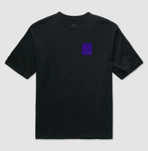 Oversized Kiss Me Roxo | LOVE ME