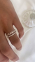 Anillo doble trenzado