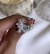 Aros osito con flor