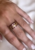 Anillo Plata y oro