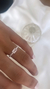 Anillo cintillo cubic