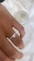 Anillo cintillo corazon
