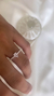 Anillo cintillo gota